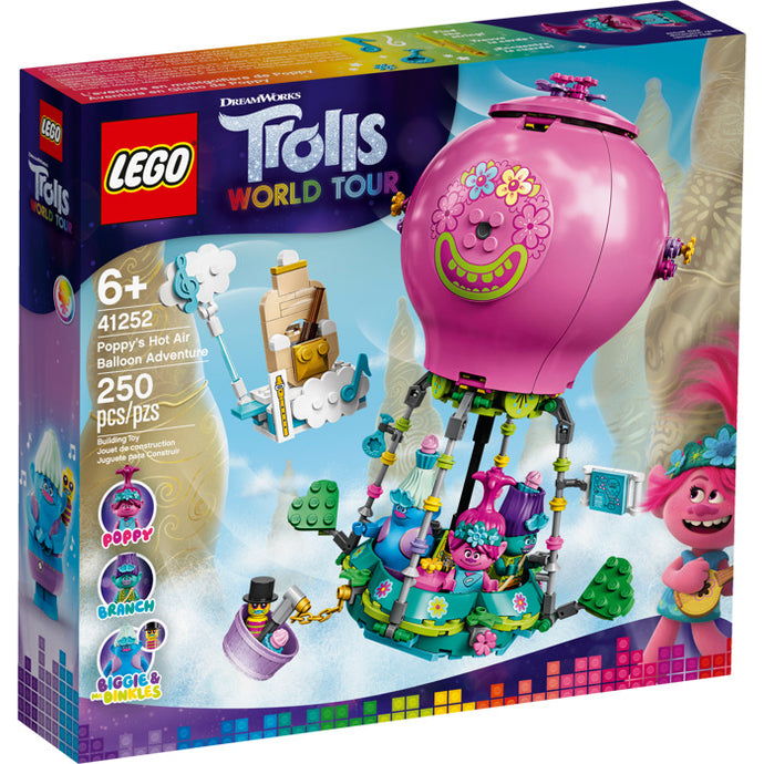 41252 Poppy's Hot Air Balloon Adventure, Retired, New - Open Box