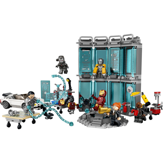76216 Iron Man Armory, Retired, New - Missing Box