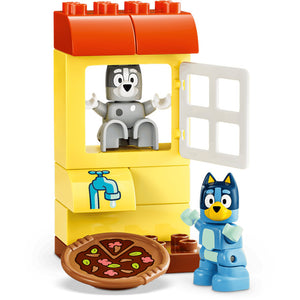 10469 Pizza Girls with Muffin and Bluey