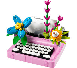31169 Typewriter with Flowers, Certified, Pre-Owned