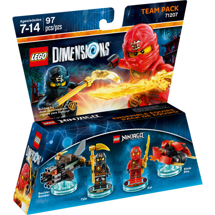 71207 Ninjago Team Pack, Retired, NIB – Bricks and Minifigs