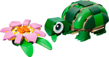 31377 Turtle with a Water Lily Flower