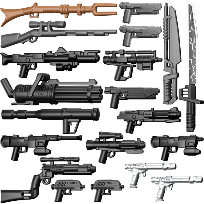 Brick Tactical Galactic Blaster Pack Custom Weapons