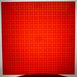 BAM Baseplate - LEGO® Clear Red