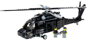 LEGO Helicoptor Build with Figures
