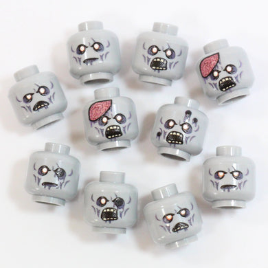 Brick Tactical Zombie Head Pack Custom Heads