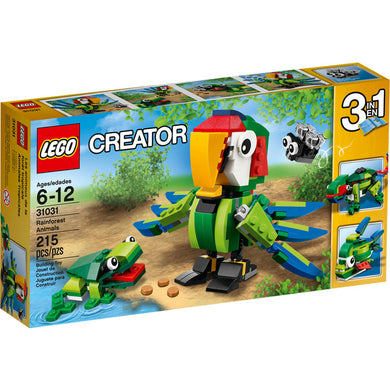 31031 Rainforest Animals, Retired, NIB