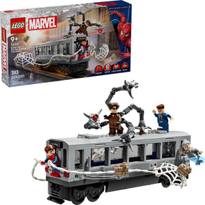 76321 Spider-Man vs. Doc Ock Subway Train Scene, New - Open Box