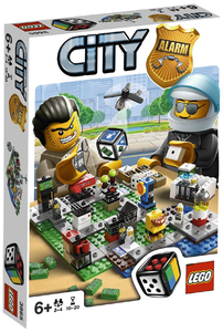 LEGO CITY Alarm Game 3865, Retired, Certified in Original Box, Pre-Owned