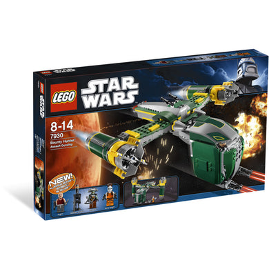 7930 Bounty Hunter Assault Gunship, Retired, New - Slight Box Damage