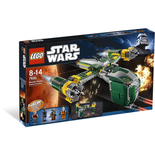 7930 Bounty Hunter Assault Gunship, Retired, New - Slight Box Damage