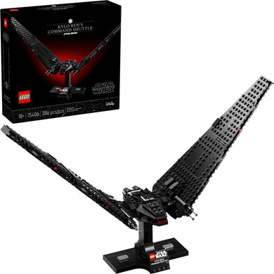 75406 Kylo Ren's Command Shuttle, Certified in original box, Pre-Owned