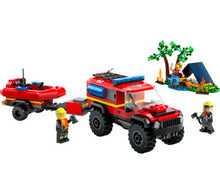 60412 4x4 Fire Truck with Rescue Boat
