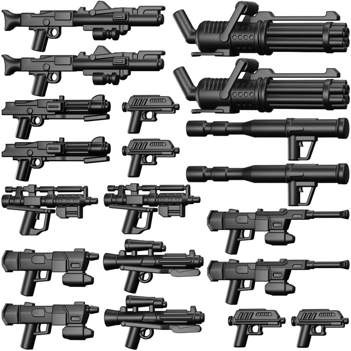 Brick Tactical Blaster Pack (20 Blasters) Custom Weapons