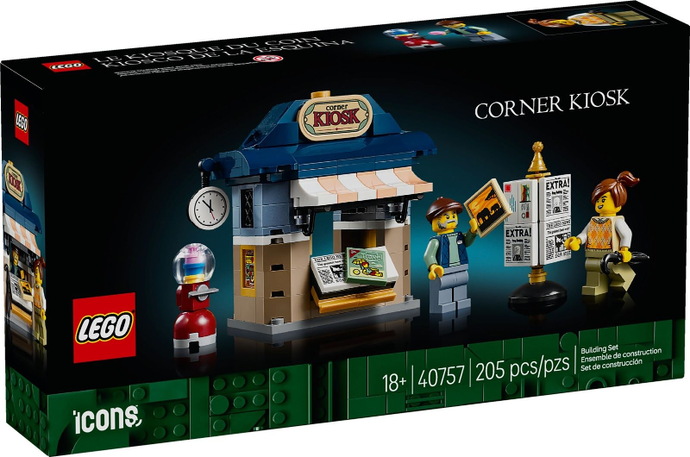 40757 Corner Kiosk, NIB, Retired