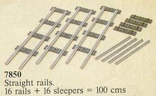 LEGO 7850 Straight Rails