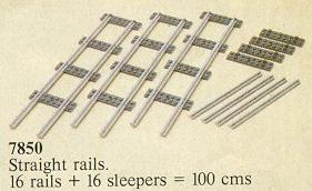 LEGO 7850 Straight Rails