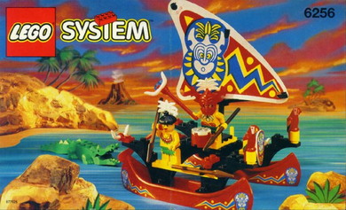 LEGO System Pirates 6256 Islander Catamaran, Retired, Certified in White Box, Used
