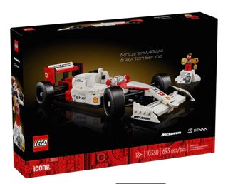 10330 LEGO McLaren MP4/4 & Ayrton Senna - New Damaged Box (All contents sealed inside!)