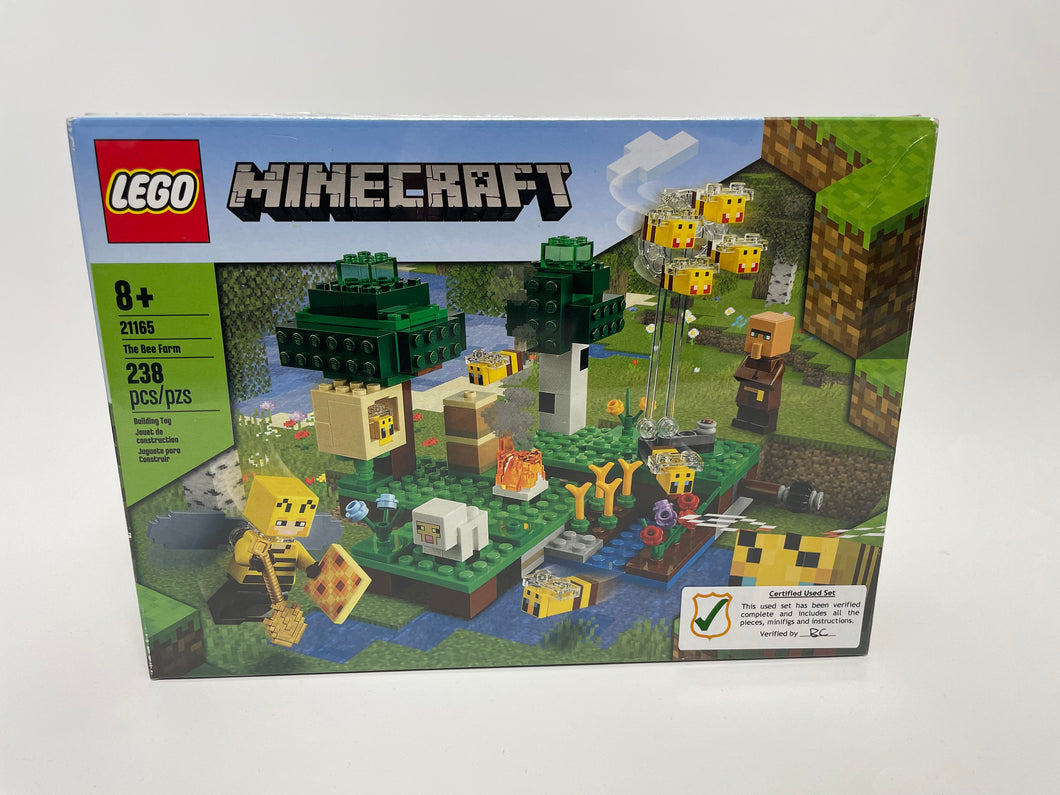Minecraft The Bee Farm - LEGO® 21165 - Retired - Certified in Original Box
