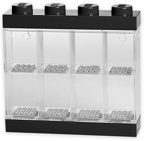 Minifigure Display Case-8-Black
