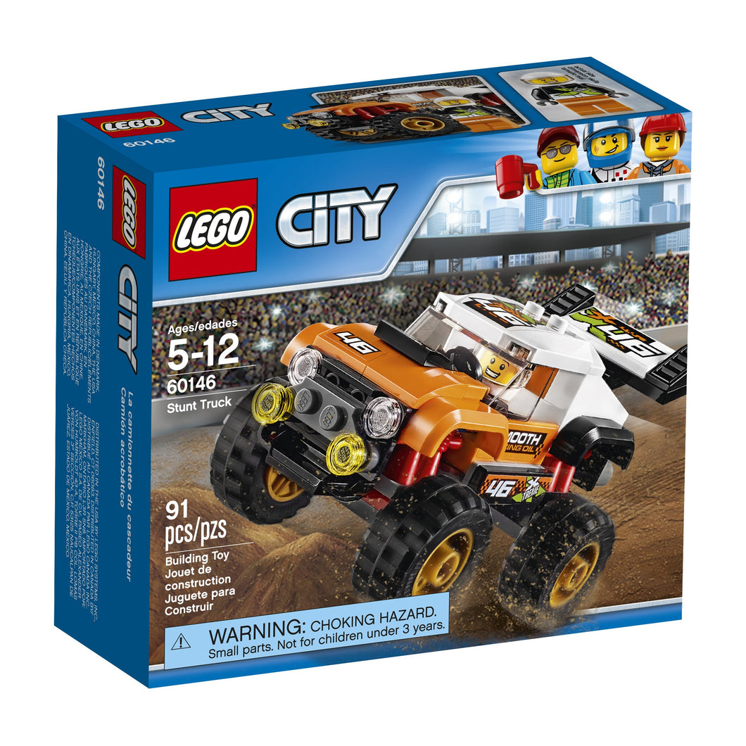 City Stunt Truck LEGO 60146 from 2017 Retired Certified in white box