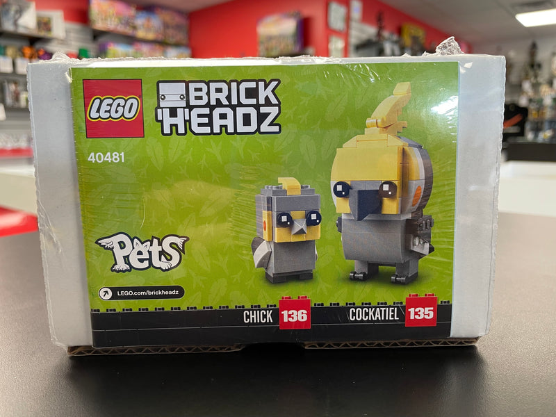 Brick Headz Pets Chick and Cockatiel LEGO 40481 Certified Retired