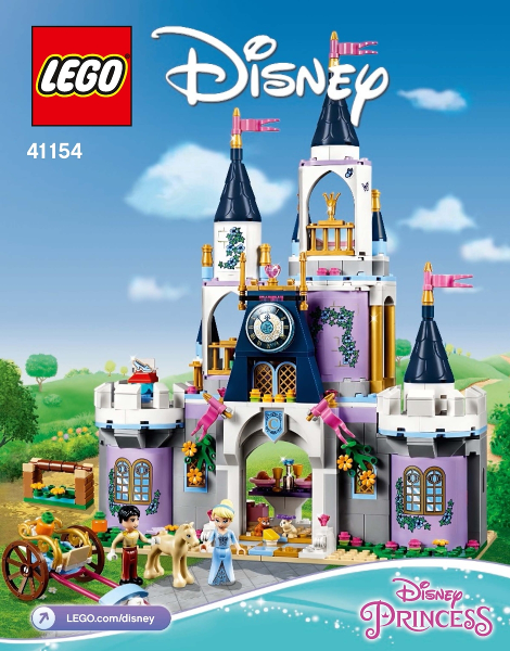 Disney Cinderella's Dream Castle LEGO 41154 Certified (used) Retired in orig. box