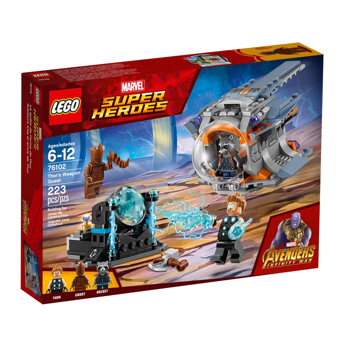 LEGO Marvel Superheroes 76102 Thor's Weapon Quest, NIB, Retired