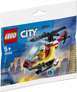 City Fire Helicopter Polybag LEGO 30566 New Retired