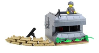 Battle Brick Customs German Bunker WW2