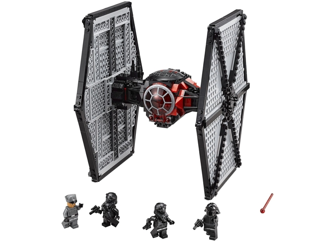 First Order Special Forces TIE Fighter Star Wars LEGO 75101 NIB Retired Box crushed on right side
