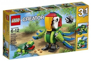 LEGO Creator 31031 Rainforest Animals 3in1 Retired Certified in white box