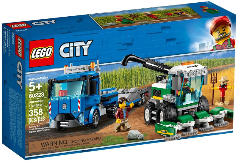 Harvester Transport CITY LEGO 60223 Certified (used) in original Box Retired