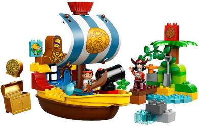 Jake's Pirate Ship Bucky DUPLO 10514 Certified (preowned) in white box, Retired