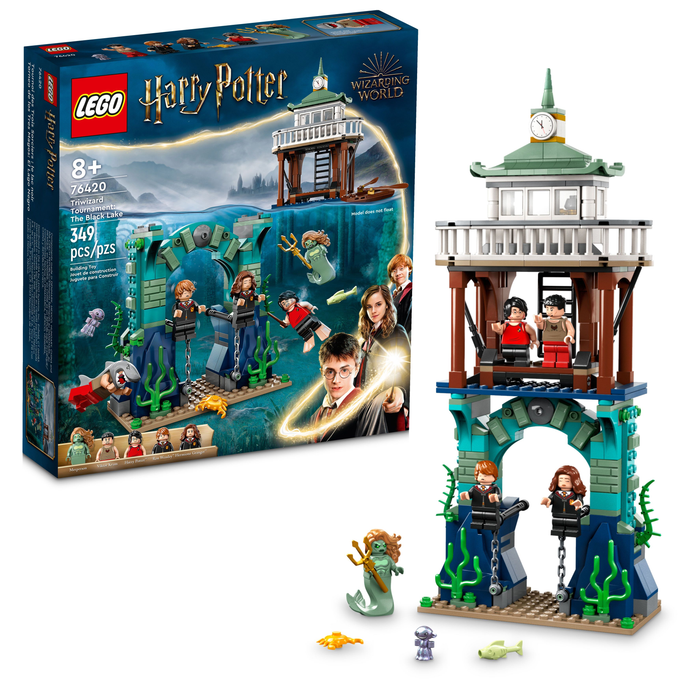 76420 Triwizard Tournament: The Black Lake Pre-owned, Certified in white box