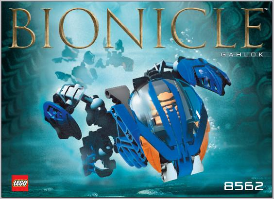 LEGO BIONICLE 8562 Gahlok, Retired, Certified in Original Container, Pre-Owned