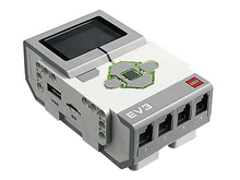 EV3 Intelligent Brick Used with Rechargable Battery minor scratches on screen tested good