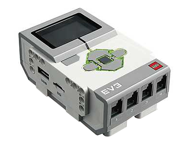 EV3 Intelligent Brick Used with Rechargable Battery minor scratches on screen tested good