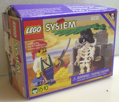 Skeleton Crew LEGO 6232 Certified in white box, Retired 1996