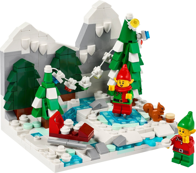Seasonal LEGO 40564 GWP Winter Elves Scene  Certified in white box (Used) Retired