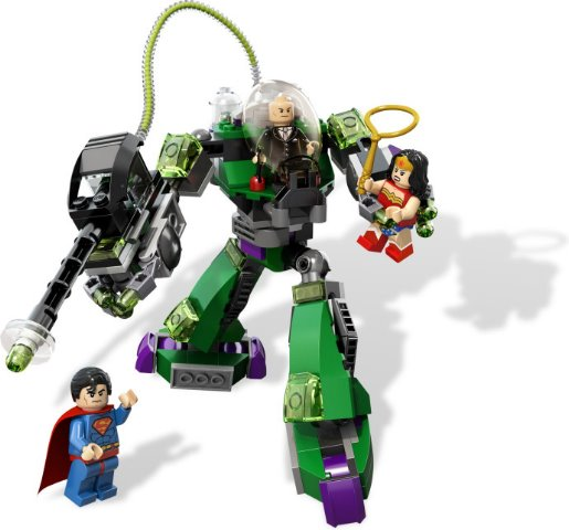 Superman vs. Power Armor Lex LEGO 6862 Certified (used) in white box, Retired
