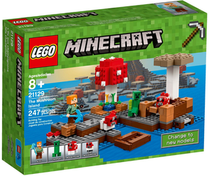 The Mushroom Island Minecraft LEGO 21129 Certified in white box Retired