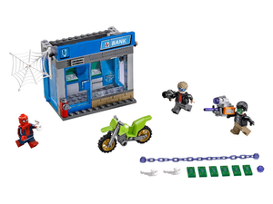 LEGO 76082 Spider-Man Homecoming ATM Heist Battle, retired, certified in plain white box
