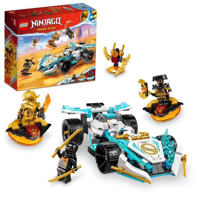 LEGO NINJAGO 71791 Zane’s Dragon Power Spinjitzu Race Car