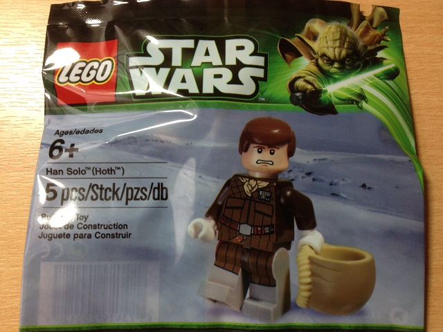 Star Wars Han Solo (Hoth) Minifig Polybag NIB Retired