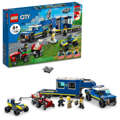 60315 Police Mobile Command Truck, Retired, New - Missing Box