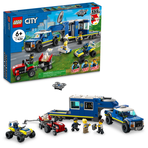 60315 Police Mobile Command Truck, Retired, New - Missing Box