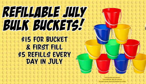 July Bulk Buckets Banner