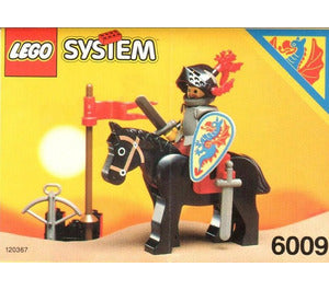 LEGO Castle 6009 Black Knight, Retired, Certified in white box, Pre-Owned